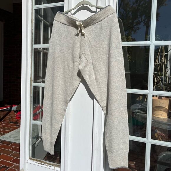 Morgan Lane 100% Cashmere Metallic Tipped Hailey Pants NWT - Picture 5 of 13